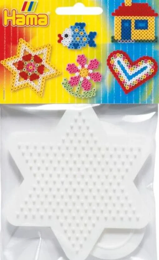 HAMA Bügelperlen Midi - Stiftplattenset kleines Herz und Stern | Teddy Toys Kinderwelt