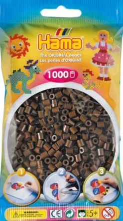 Hama® Perlen, braun, 1.000 Stück | Teddy Toys Kinderwelt