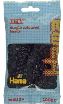 HAMA Perlen Midi - Aubergine 1000 Perlen | Teddy Toys Kinderwelt