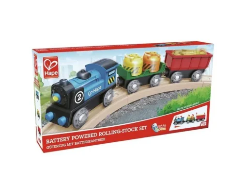 Hape Güterzug mit Batterieantrieb | Teddy Toys Kinderwelt