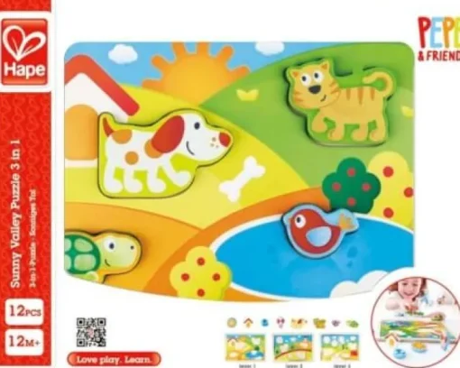Hape Pepe & Friends Sonnental Puzzle | Teddy Toys Kinderwelt