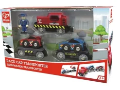 Hape Rennwagen-Transporter | Teddy Toys Kinderwelt