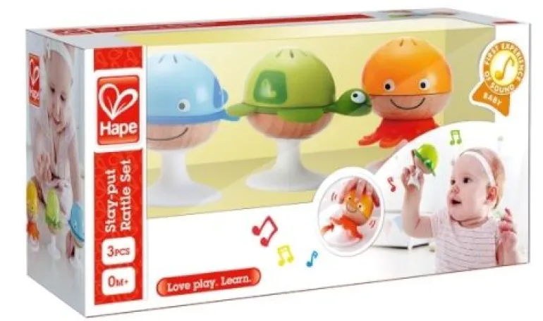 Hape Saugnapf Rasselset | Teddy Toys Kinderwelt