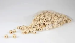 Holz Buchstabenwürfelperlen 300-teilig | Teddy Toys Kinderwelt