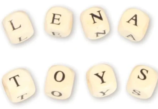 Holz Buchstabenwürfelperlen 300-teilig | Teddy Toys Kinderwelt
