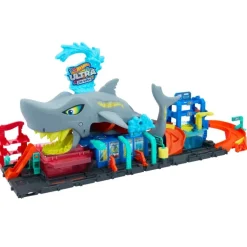 Hot Wheels City Ultimative Hai Auto-Waschanlage | Teddy Toys Kinderwelt