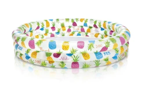 INTEX - 3 Ring Pool Pineapple 132 x 28cm | Teddy Toys Kinderwelt