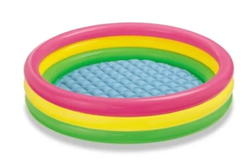 Intex BabyPool ''Sunset Glow'', Wasserbedarf ca 275l, aufblasbare | Teddy Toys Kinderwelt
