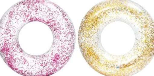Intex Jumboring Glitter sortiert, ca. # 119cm | Teddy Toys Kinderwelt