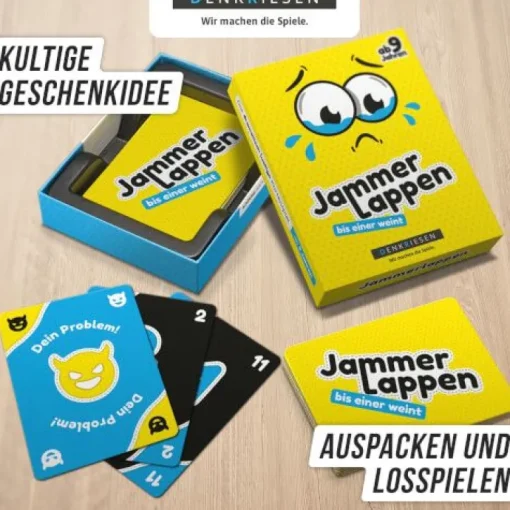 JAMMERLAPPEN® - Das dramatisch lustige Kartenspiel ''bis einer weint'' | Teddy Toys Kinderwelt