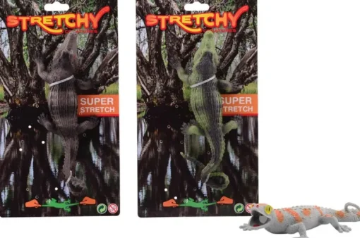 Johntoy - Animal World Stretch Eidechse oder Krokodil | Teddy Toys Kinderwelt