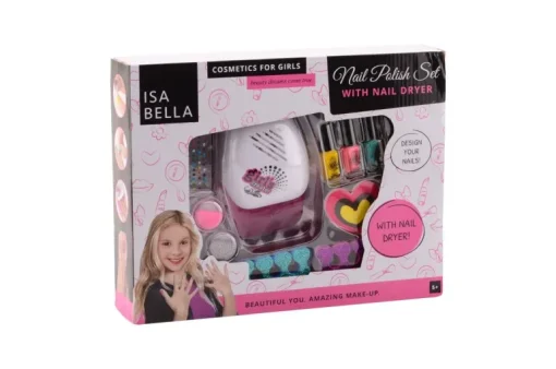 Johntoy - Isabella Nagellack in Box mit Nageltrockner | Teddy Toys Kinderwelt