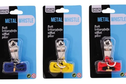 Johntoy - Sports Active Trillerpfeife Metall, sortiert | Teddy Toys Kinderwelt