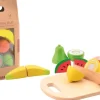 Jouéco® - Schnittobst Holz, 14 teilig | Teddy Toys Kinderwelt