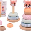 Jouéco® - Stacking Tower Stapelturm Plüsch/Holz | Teddy Toys Kinderwelt