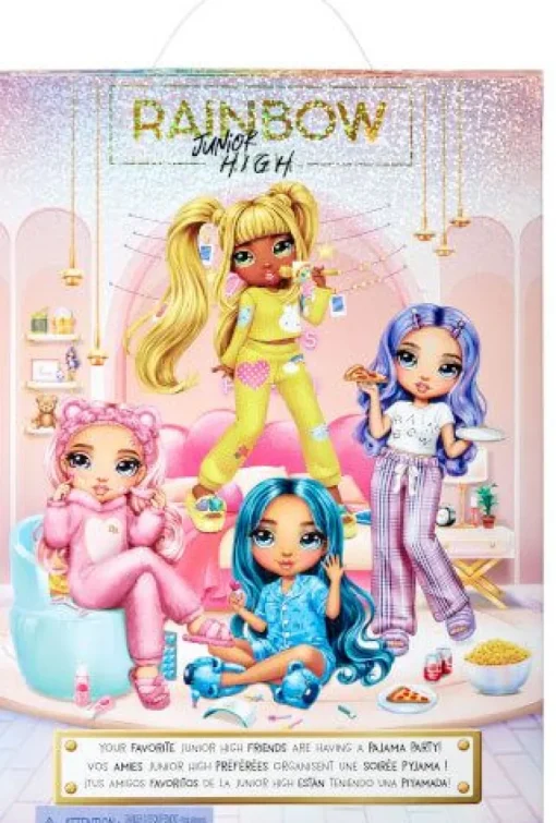Junior High PJ Party Fashion Doll- Violet (Purple) | Teddy Toys Kinderwelt