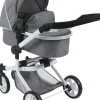 Kombi-Puppenwagen MIKA Jeans-Grau | Teddy Toys Kinderwelt