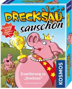 Kosmos Spiele - Drecksau Erweiterung "Sausch?n" | Teddy Toys Kinderwelt