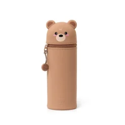 Legami 2-in-1-Federmäppchen aus Silikon - Kawaii Teddy Bear | Teddy Toys Kinderwelt