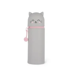 Legami 2-in-1-Federmäppchen aus Silikon - Kawaii Kitty | Teddy Toys Kinderwelt