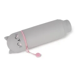 Legami 2-in-1-Federmäppchen aus Silikon - Kawaii Kitty | Teddy Toys Kinderwelt