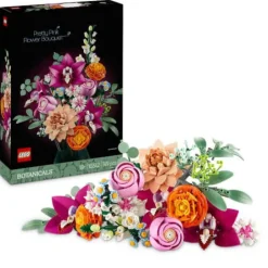 LEGO® Botanicals 10342 Schöner Rosafarbener Blumenstrauß | Teddy Toys Kinderwelt