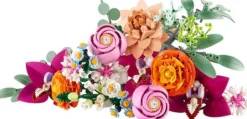 LEGO® Botanicals 10342 Schöner Rosafarbener Blumenstrauß | Teddy Toys Kinderwelt