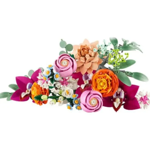 LEGO® Botanicals 10342 Schöner Rosafarbener Blumenstrauß | Teddy Toys Kinderwelt