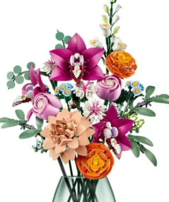 LEGO® Botanicals 10342 Schöner Rosafarbener Blumenstrauß | Teddy Toys Kinderwelt