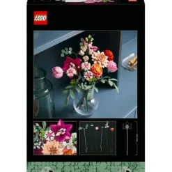 LEGO® Botanicals 10342 Schöner Rosafarbener Blumenstrauß | Teddy Toys Kinderwelt