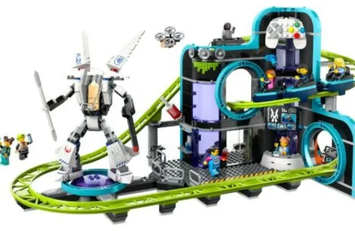 LEGO® City 60421 Achterbahn mit Roboter-Mech | Teddy Toys Kinderwelt