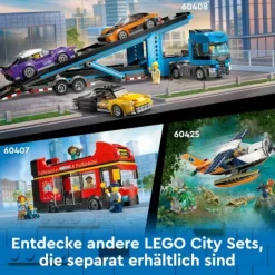LEGO® City 60421 Achterbahn mit Roboter-Mech | Teddy Toys Kinderwelt
