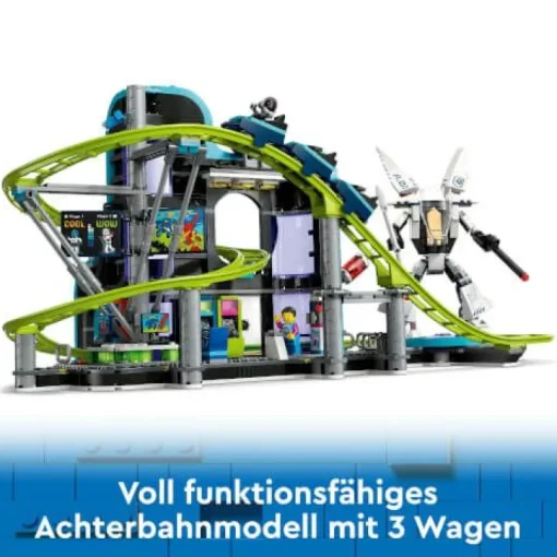 LEGO® City 60421 Achterbahn mit Roboter-Mech | Teddy Toys Kinderwelt