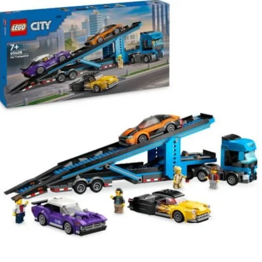LEGO® City 60408 Autotransporter mit Sportwagen | Teddy Toys Kinderwelt