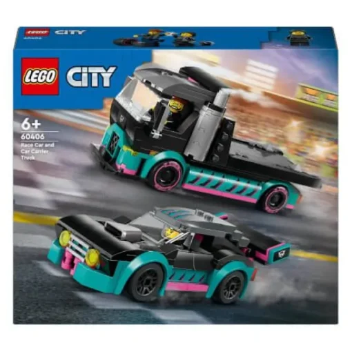 LEGO® City 60406 Autotransporter mit Rennwagen | Teddy Toys Kinderwelt