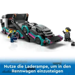 LEGO® City 60406 Autotransporter mit Rennwagen | Teddy Toys Kinderwelt
