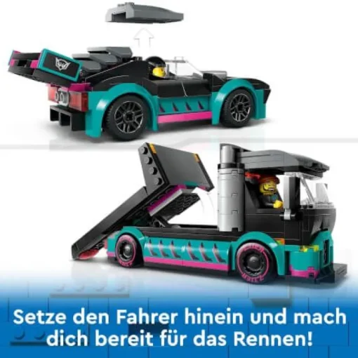 LEGO® City 60406 Autotransporter mit Rennwagen | Teddy Toys Kinderwelt