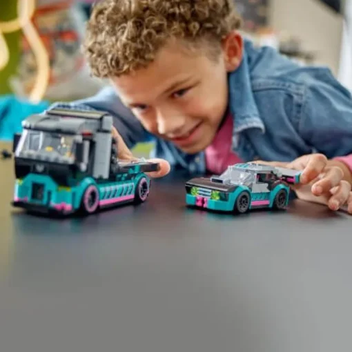 LEGO® City 60406 Autotransporter mit Rennwagen | Teddy Toys Kinderwelt