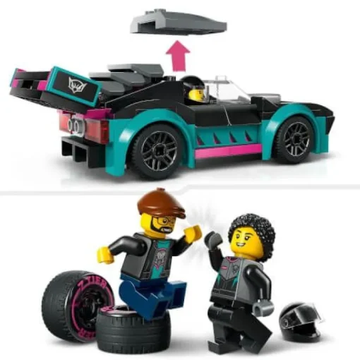 LEGO® City 60406 Autotransporter mit Rennwagen | Teddy Toys Kinderwelt