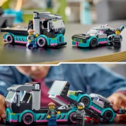 LEGO® City 60406 Autotransporter mit Rennwagen | Teddy Toys Kinderwelt