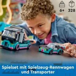 LEGO® City 60406 Autotransporter mit Rennwagen | Teddy Toys Kinderwelt