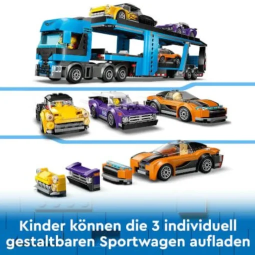 LEGO® City 60408 Autotransporter mit Sportwagen | Teddy Toys Kinderwelt