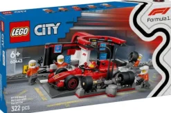 LEGO® City 60443 F1 Boxenstopp mit Boxencrew und Ferrari Flitzer | Teddy Toys Kinderwelt