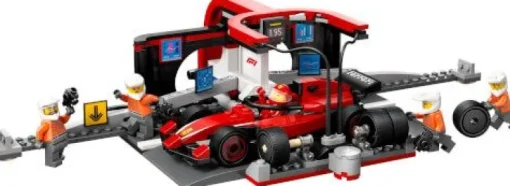 LEGO® City 60443 F1 Boxenstopp mit Boxencrew und Ferrari Flitzer | Teddy Toys Kinderwelt