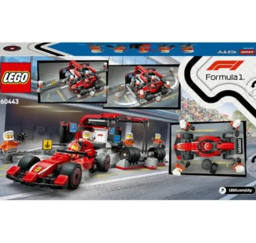 LEGO® City 60443 F1 Boxenstopp mit Boxencrew und Ferrari Flitzer | Teddy Toys Kinderwelt