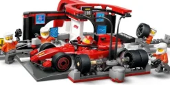 LEGO® City 60443 F1 Boxenstopp mit Boxencrew und Ferrari Flitzer | Teddy Toys Kinderwelt