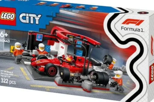 LEGO® City 60443 F1 Boxenstopp mit Boxencrew und Ferrari Flitzer | Teddy Toys Kinderwelt
