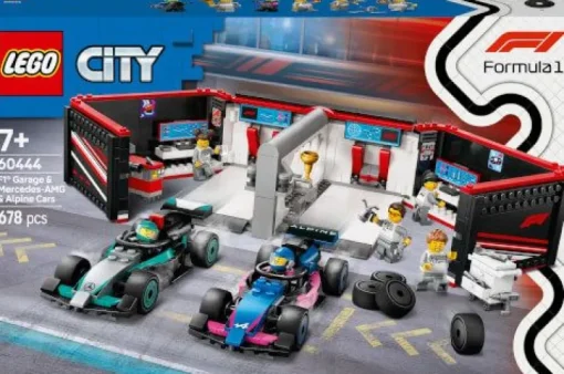 LEGO® City 60444 F1 Garage mit Mercedes-AMG & Alpine Rennautos | Teddy Toys Kinderwelt