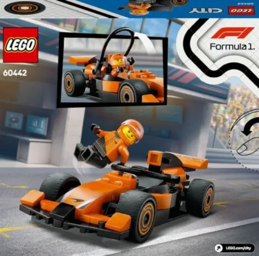 LEGO® City 60442 F1 Rennfahrer mit McLaren Rennauto | Teddy Toys Kinderwelt