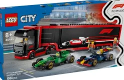LEGO® City 60445 F1 Transporter mit RB20 & AMR24 F1 Rennautos | Teddy Toys Kinderwelt